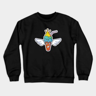 ice cream creature with wings Crewneck Sweatshirt